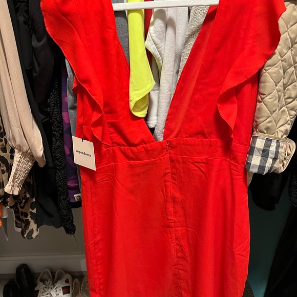 Mini red dress - Picture 3 of 5